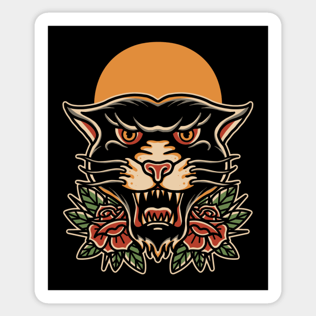 wild cat Sticker by ahmad dodi